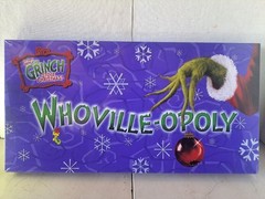 NEW SEALED WHOVILLE-OPOLY Boardgame How the Grinch Stole Christmas Monopoly