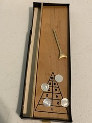 Vintage Table Top Games Bowling, Shuffle Board, Croquet & Horseshoes 4 Games