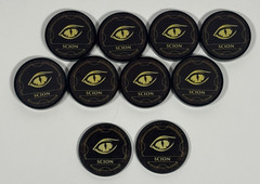 Hoplomachus Victorum Board Game Scion Chips Set of 10 COMPLETE Chip Theory Games