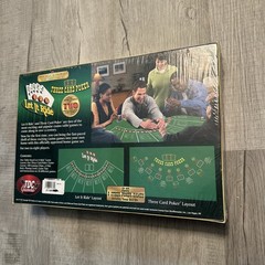 Let It Ride Three Card Poker Texas Hold ‘Em Home Casino Game Set SEALED