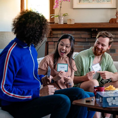 BLANK SLATE, Where Great Minds Think Alike, Fun Family-Friendly Board Game, Word