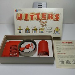 1986 Milton Bradley JITTERS Word Game . 100 % Complete 1 or More Player Age 10+