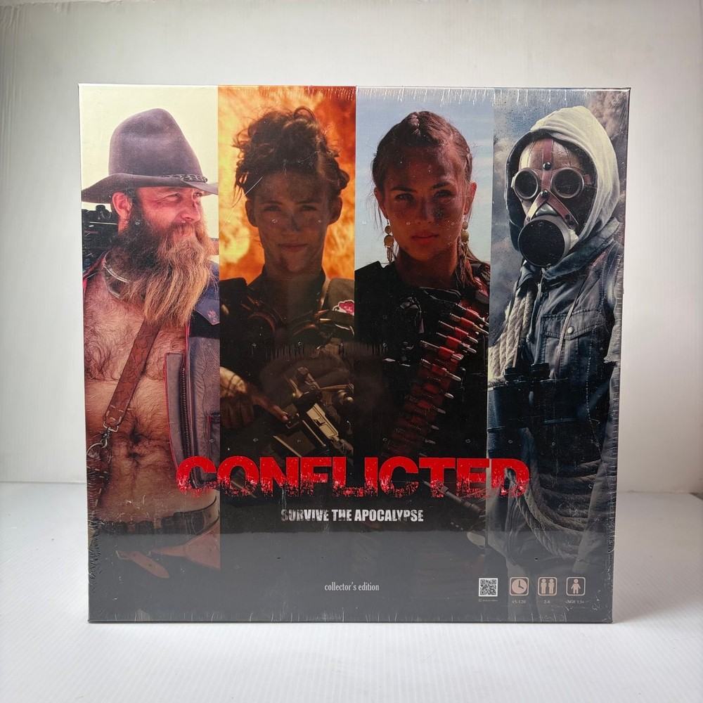 Conflicted Survive the Apocalypse Board Game Collector’s Edition Sealed