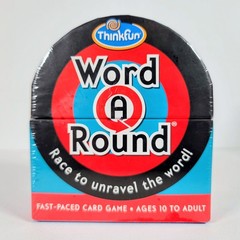 Thinkfun Word A Round Race To Unravel The Word, Fast-Paced Card Game NEW Sealed