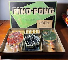Ping Pong, Parker Brothers, 1939, Table Tennis