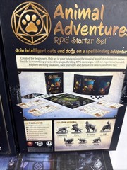 Animal Adventures Starter Set Dungeons Dragons Style Board Game Open Box