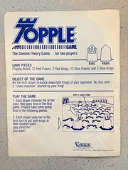 TOPPLE A Vintage ACTION STRATEGY BOARD GAME Retro 1979 by Kenner