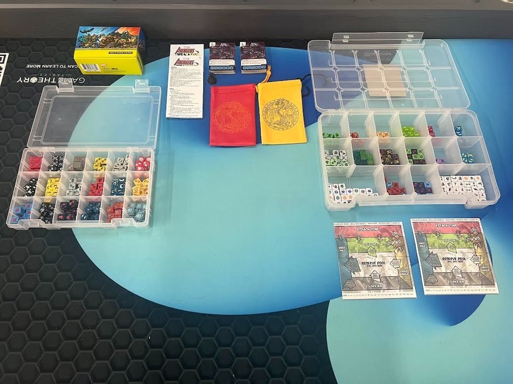 Dice Masters Avengers vs X-Men (2) Starter Sets + 268 Cards – READ DESCRIPTION