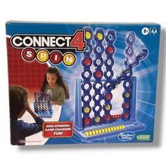 Connect 4 Spin Game by Hasbro Complete Family Board Game Fun Ages 8+