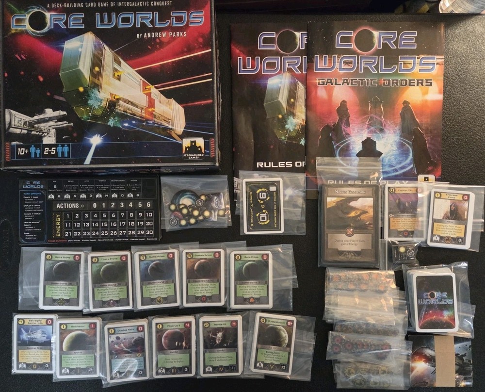 Core Worlds: Core Game & Galactic Orders Expansion – Stronghold Games Board Game