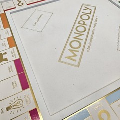 Monopoly Luxury LUXE White and Gold Limited Edition Hasbro 2017