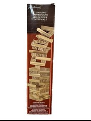 72pc MINIATURE Tumbling Tower Blocks Wood Game — 1-7/8″ x 5/8″ CRAFTS