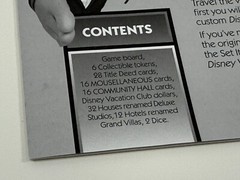 Monopoly Disney Vacation Club Edition Instructions Only