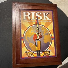 100% Complete Risk Vintage Game Collection Wooden Edition Library Shelf Wood