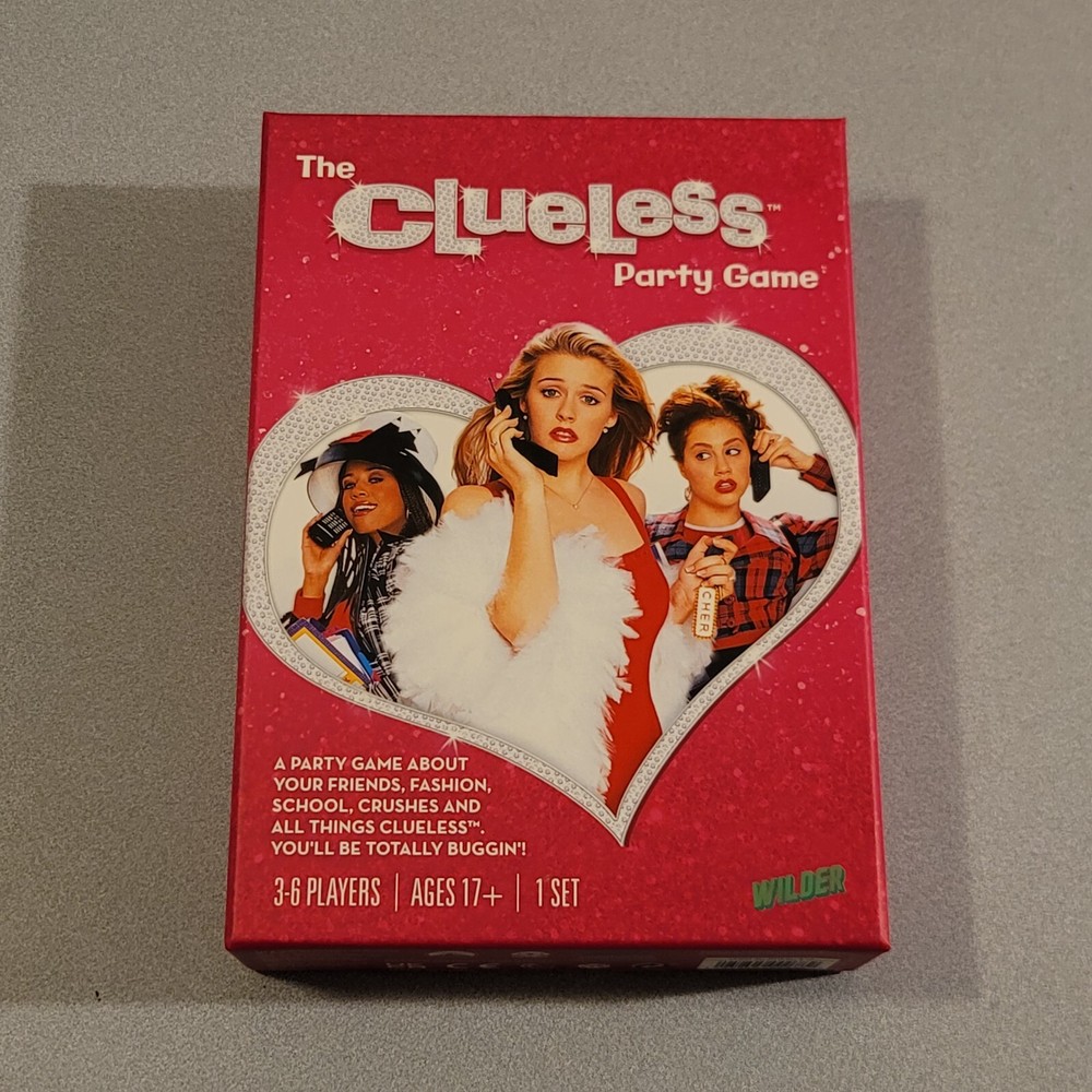 The Clueless Party Boaed Game New Wilder Toys 2022 Paramount Movies