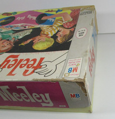 Vintage Feeley Meeley Board Game Milton Bradley 1967 Grab Box Incomplete