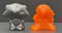 GoGo’s Crazy Bones MACRO Aliens Magic Box Bundle Unpainted Damaged