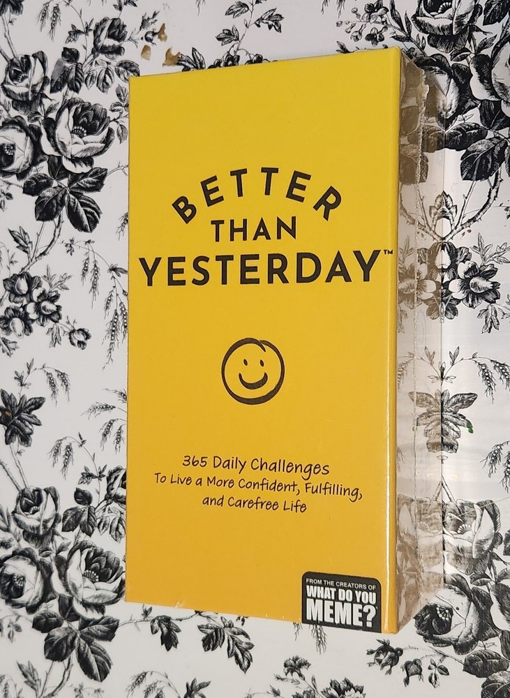 Better Than Yesterday 365 Daily Challenges Life Fullfilling Game NEW Sealed