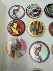 Vtg 1994 World POG Federation Micro Tournament Game Pack Case Board Lot 28