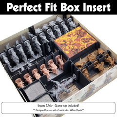 Zombicide White Death Organizer Insert Retail Edition 3D Printed Miniature Stora