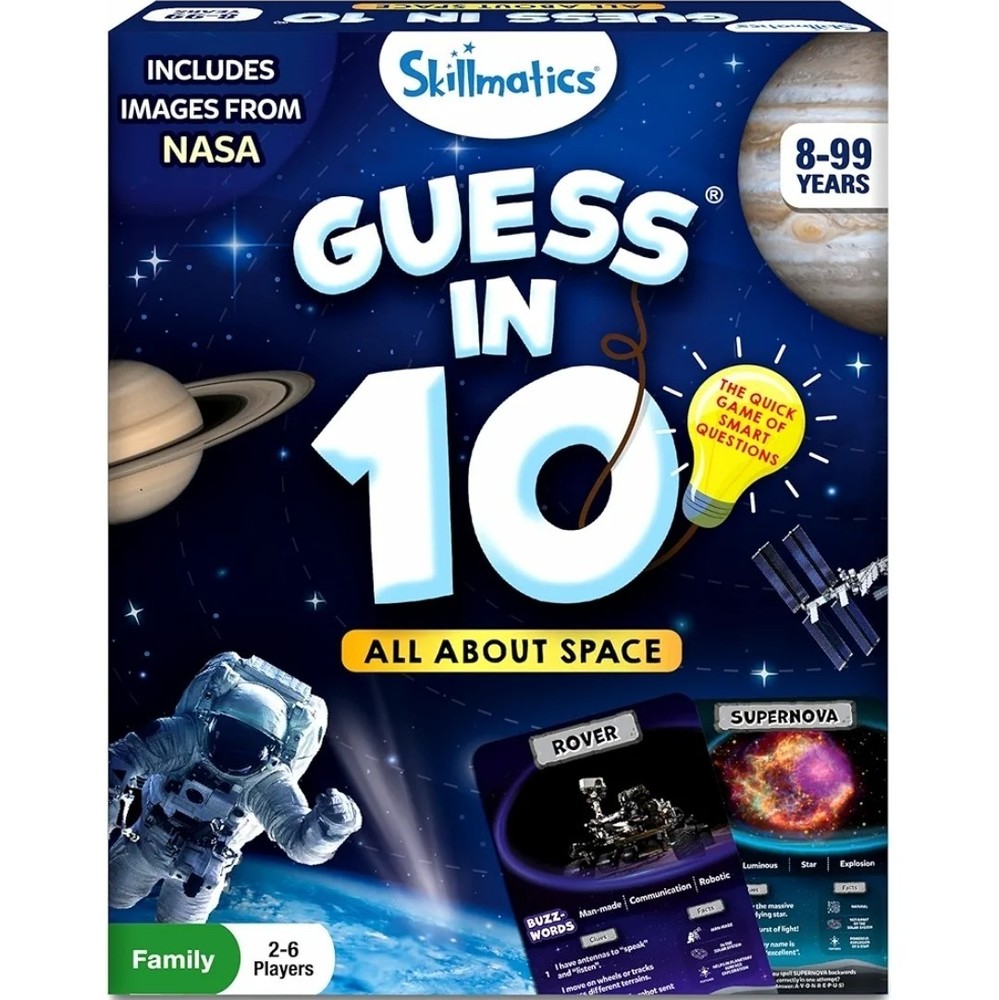 Skillmatics Guess in 10 All About Science 8-99 years Includes Images from Nasa