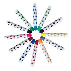 Bingo Daubers 12 Pack Mixed Colors Dot Art Markers