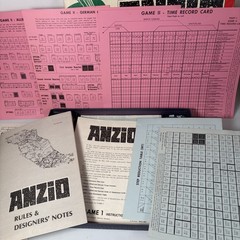 Vintage Anzio Avalon Hill Wargame Board Game WWII Strategy 1944 Italy Campaign