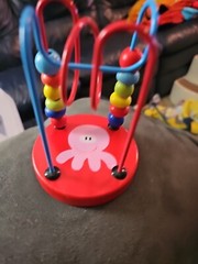 Unbranded Wooden/Metal Abacuss Game- 5 Inches Tall 3inches Wide