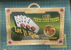Let It Ride Three Card Poker Texas Hold ‘Em Home Casino Game Set SEALED ~ NEW