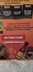 Hot Ones Truth or Dab The Game Hot Sauce Included Ages 17+🌶️ NIB Challenge Game
