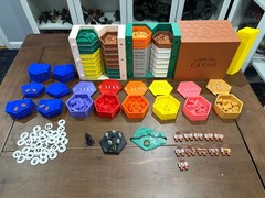 Settlers of Catan 5/6 PLAYER Base Board Game with Magnets 3D Printed