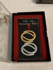 Vintage Table Top Games Bowling, Shuffle Board, Croquet & Horseshoes 4 Games