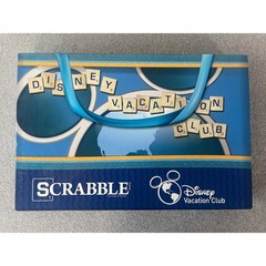 Disney Vacation Club Scrabble Board Game DVC Member Exclusive Travel Bag Set
