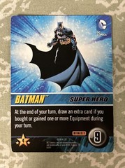 2014 DC Comics Rivals 1 Deck Game Batman Oversize Crisis Super Hero Card!