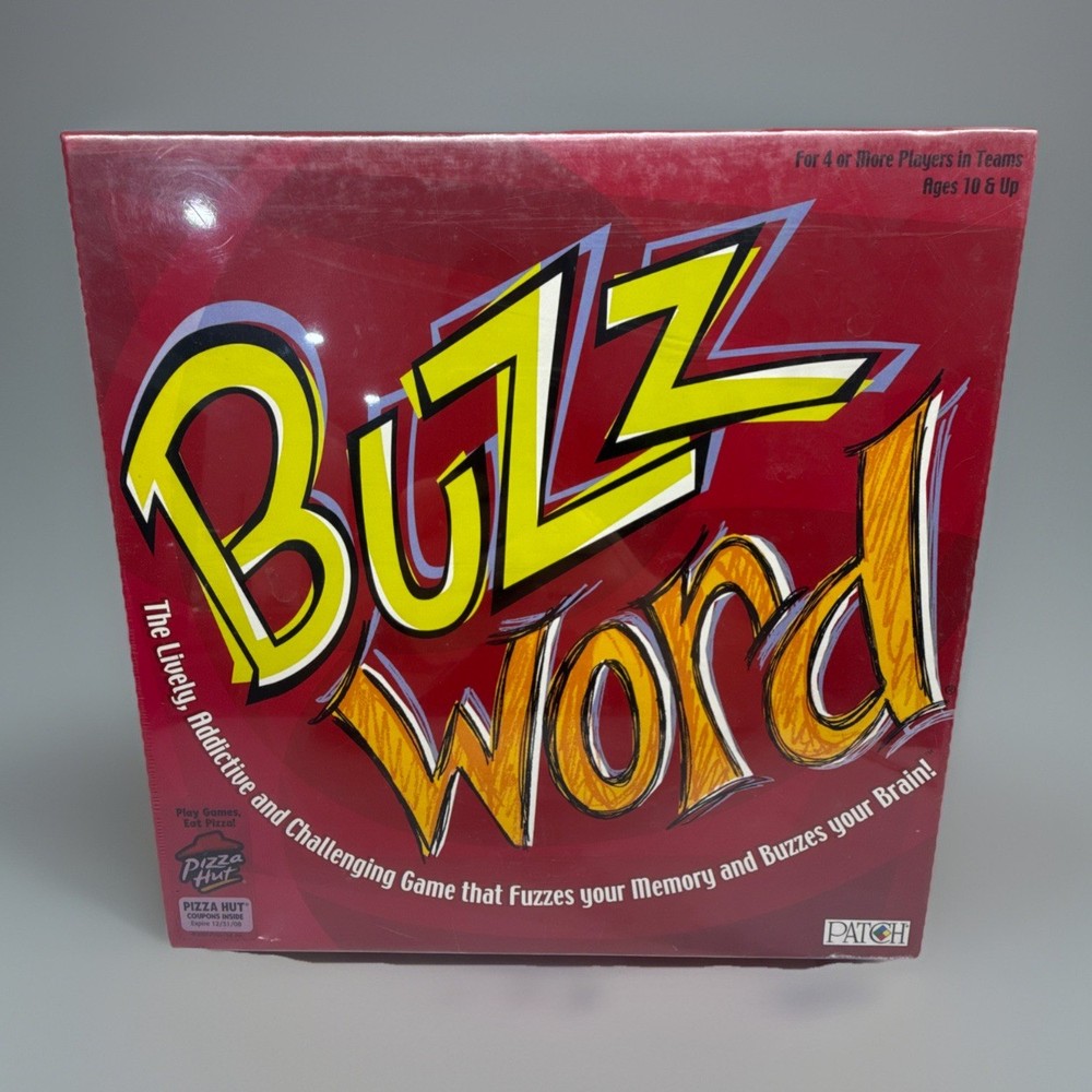 Buzz Word Game by Patch #7363 – Sealed Vintage 2003 NEW SEALED