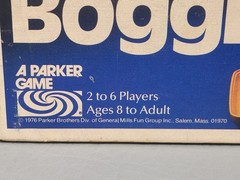 Vintage 1976 Boggle Hidden Word Game Parker Brothers COMPLETE