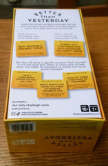 Better Than Yesterday 365 Daily Challenges Life Fullfilling Game Meme NEW Sealed