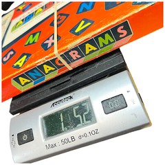 Milton Bradley Plastic Anagrams Game With Instructions – 95% Complete