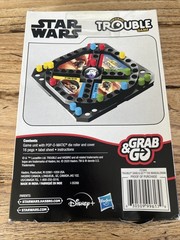 Trouble Game Pop-O-Matic Star Wars The Mandalorian Grab&Go Edition Hasbro Game📦