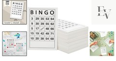 180 Sheets Reusable Bingo Cards – Perfect for Adult Birthday Parties & Events