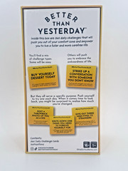 Better Than Yesterday 365 Daily Challenges Life Fulfilling Game Adventure NEW