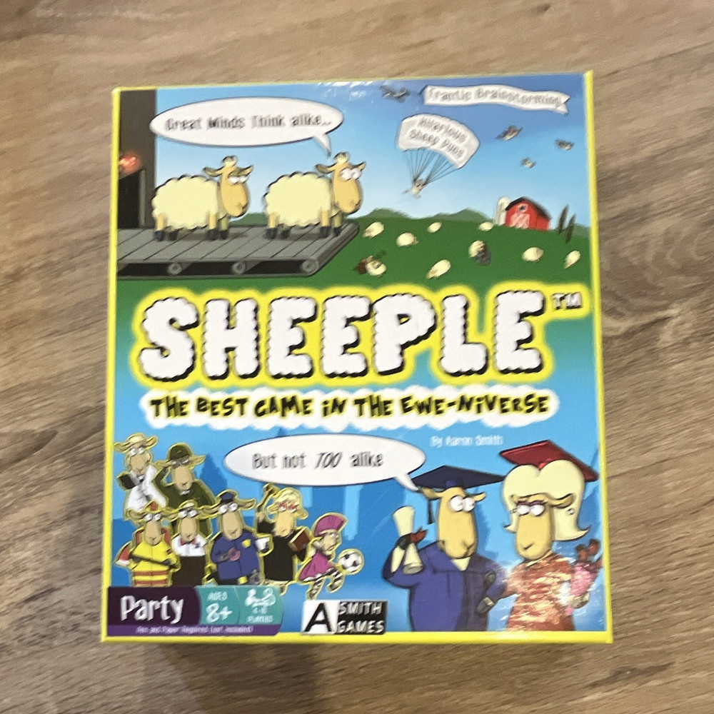 A+ Games Sheeple Party Humor Game Timed Complete 3+ Players Ages 8+
