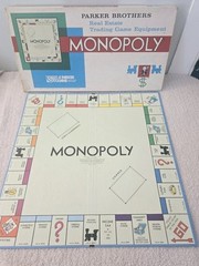 VTG 1973 Monopoly Parker Brothers Edition (missing pieces) READ DESCRIPTION