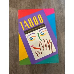 Milton Bradley Taboo Board Game Adult Unisex OS Multi Good 1989 Vintage Party