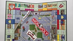 The Simpsons Monopoly Game Welcome To Springfield 2001 Complete Vtg Family Game