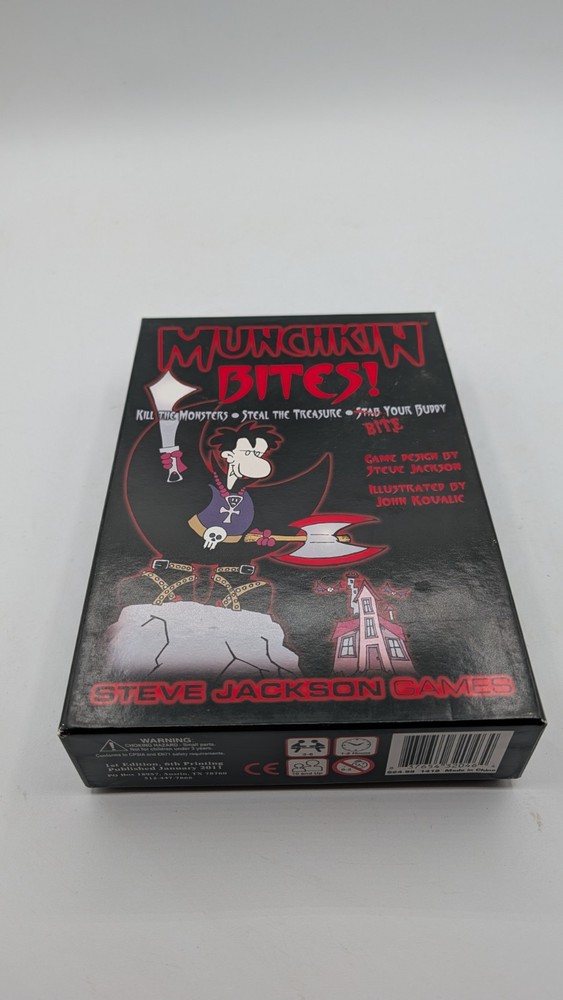 MUNCHKIN BITES card game – 2004 Steve Jackson Games – complete