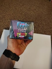 Geek Out! The 80s Edition Trivia Game 2-infinite Players Ages 13+ New Sealed Box