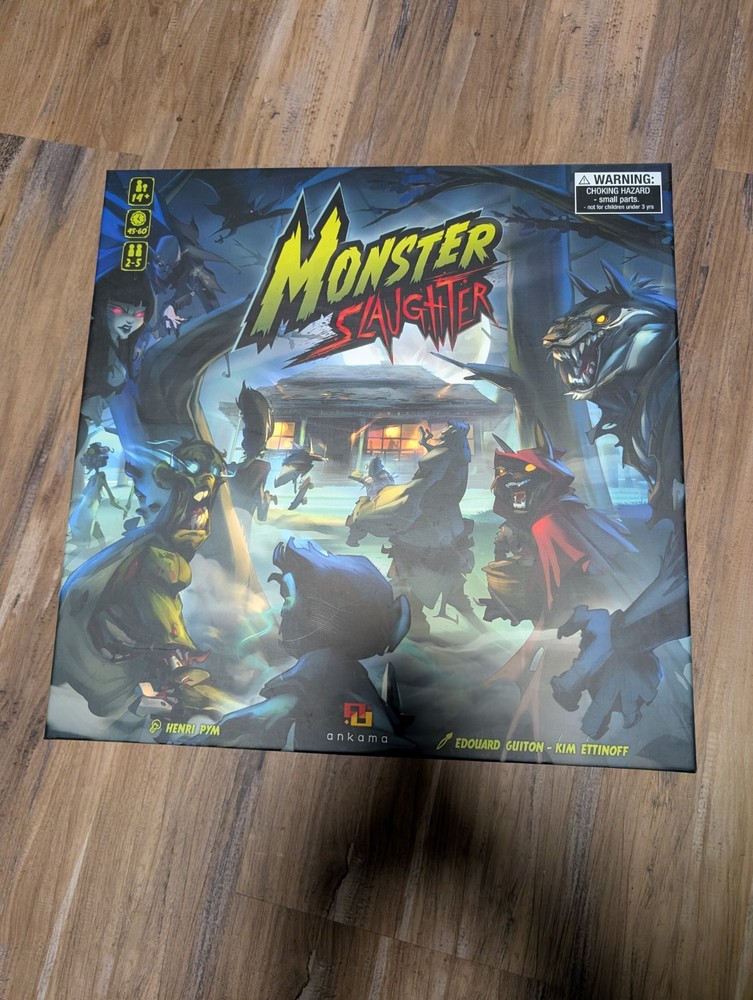 Ankama Monster Slaughter Board Game Horror & Monster Theme 2-5 Players Complete