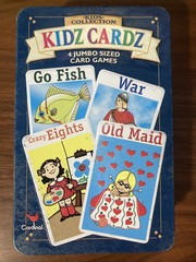 Kidz Collection Kidz Cardz 4 Jumbo Sized Card Games Tin Included