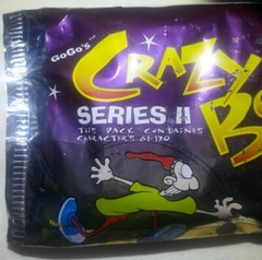3 Lot GOGO’s CRAZY BONES “SERIES 2” RAREST SEALED FOIL PACK VERSION “THINGS”